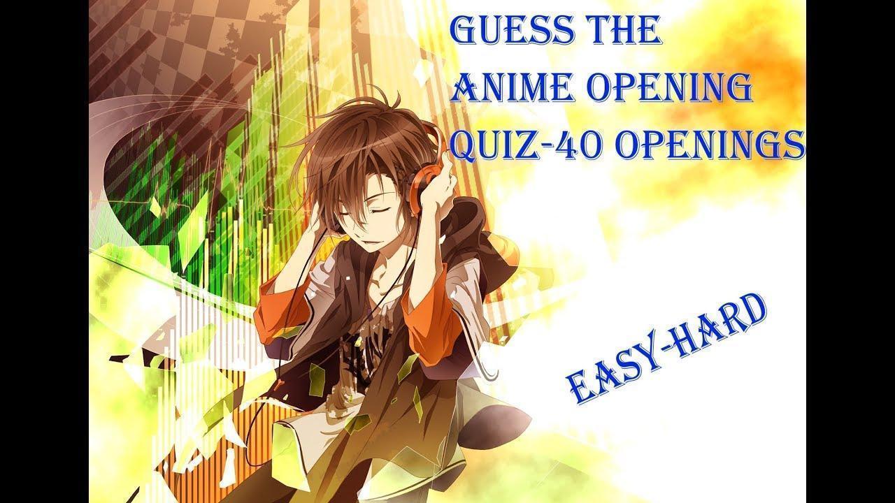Guess The Anime Opening Quiz 40 Openings Easy Hard Anime Uprising