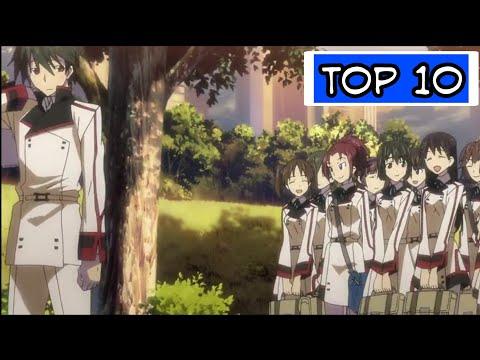 TOP 10 Anime Where Main Character Transfer To All Girls School [HD]