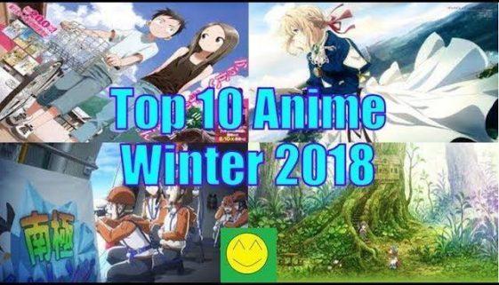 My Top 10 Winter 2018 Anime