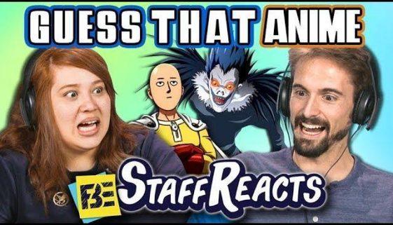 GUESS THAT ANIME CHALLENGE! (ft. FBE STAFF)