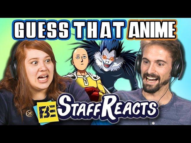GUESS THAT ANIME CHALLENGE! (ft. FBE STAFF)