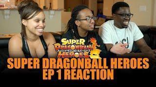SSB VS. SSJ4!!! Super Dragonball Heroes Ep 1 Reaction